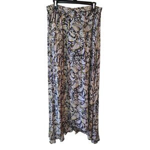 Billabong Womens Maxi Skirt Paisley Print Womens Large